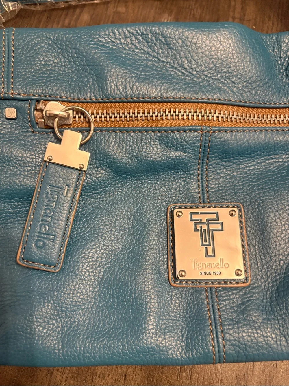 Tignanello pebbled leather